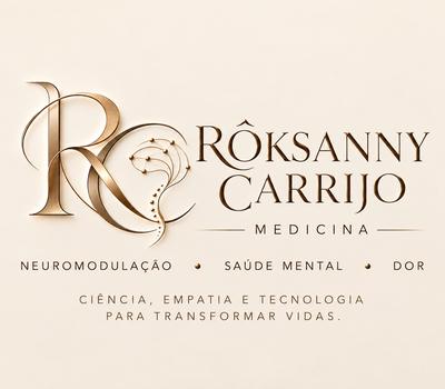 Monograma RC, logo da Dra. Rôksanny Carrijo